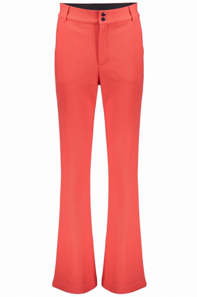 COMFY BROEK MET HONEYCOMB 51126 21 Red